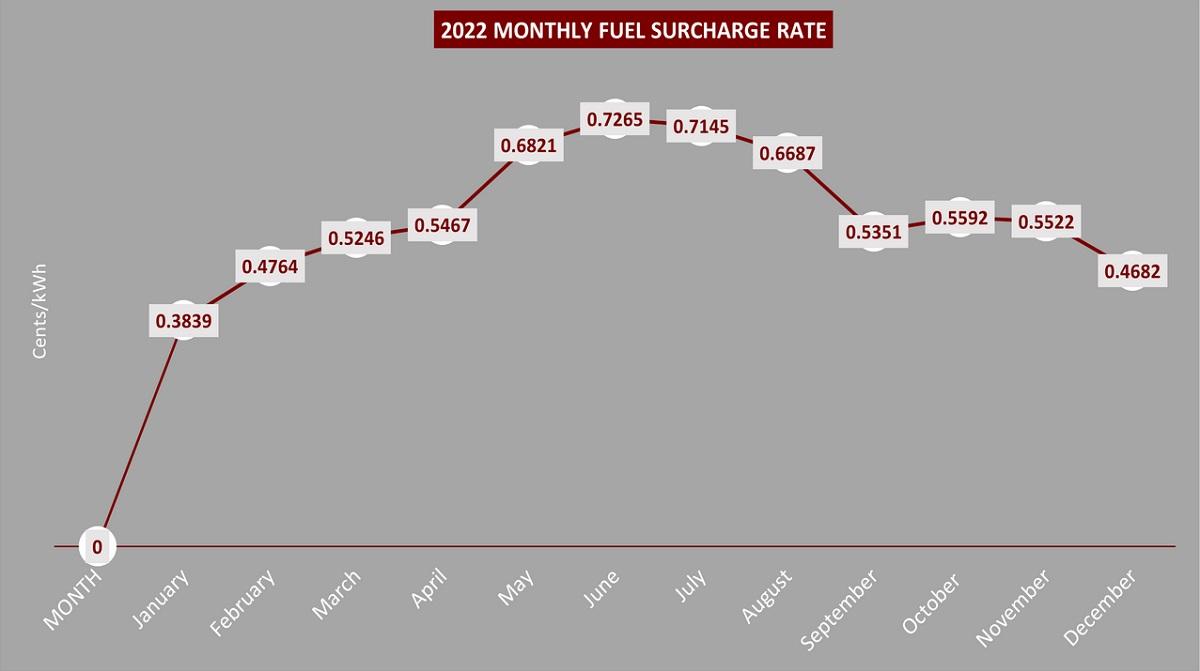 Lower Fuel Surcharge, Increased Hydro Output to Reduce Bills