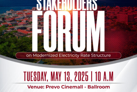 IRC to Present Modernized Electricity Rate Structure at Stakeholders’ Forum