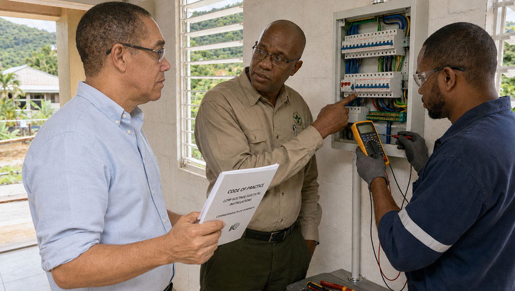 New Code of Practice Signals a Major Step for Electrical Safety in Dominica
