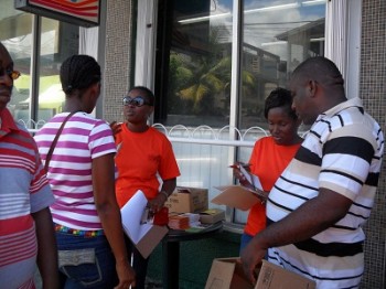 IRC Staff Interacting with Public